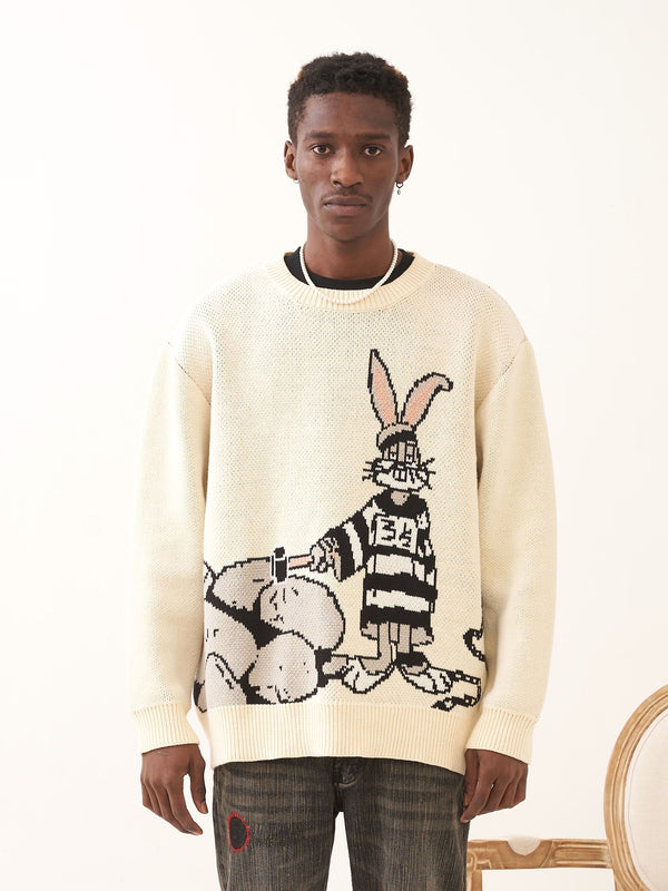 Off-White Prison Break Rabbit Knit Pullover