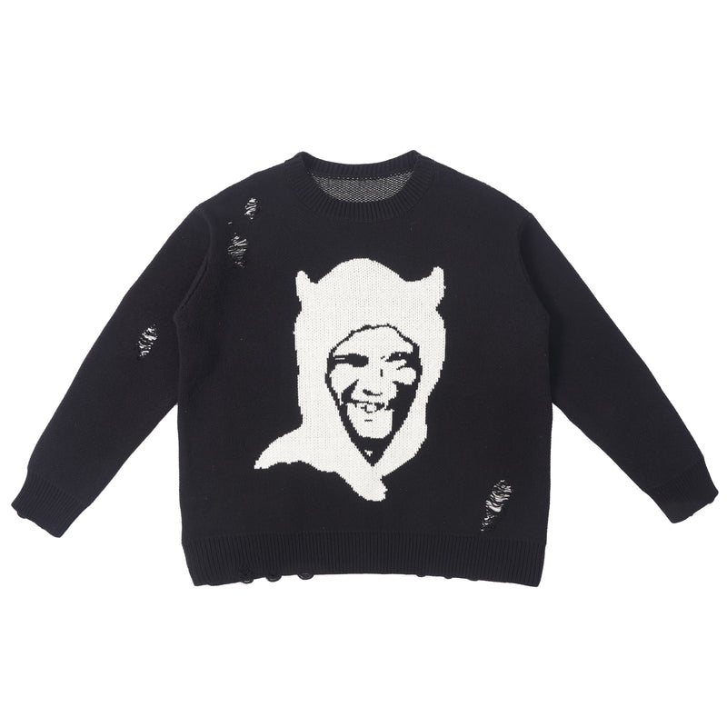 Black Demon Knitted Sweater