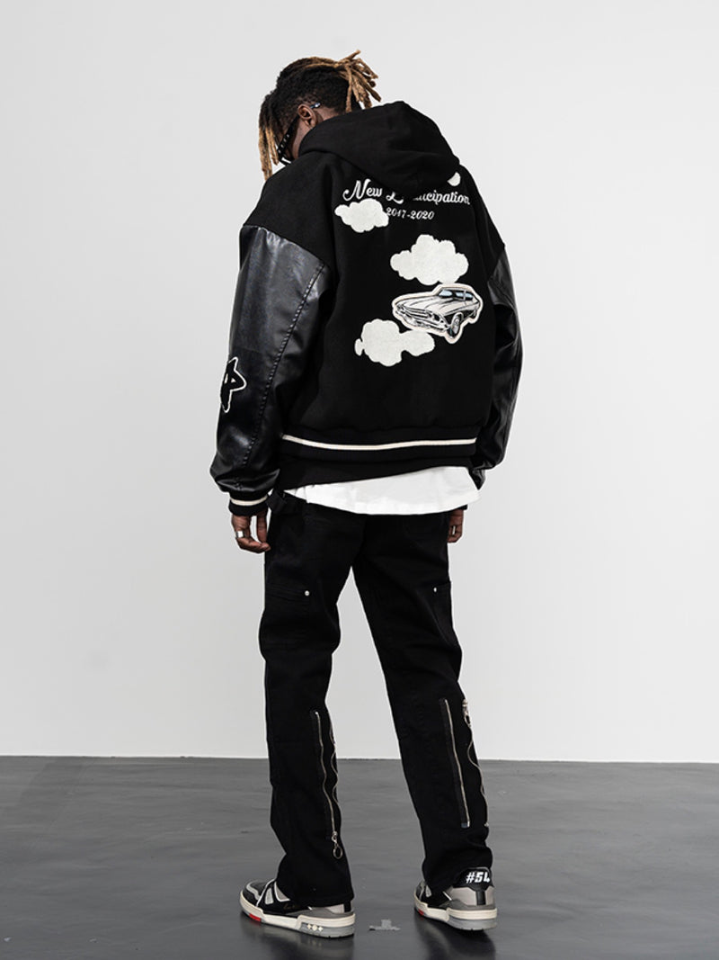 Hand-painted Embroidery appliqué Jacket
