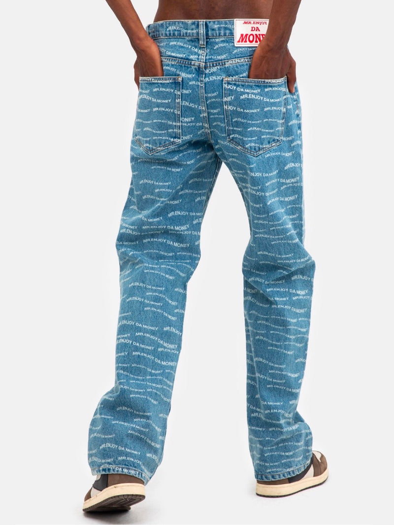 MEDM WAVY Full Print Loose Fit Jeans – VNTCH CLOTHING