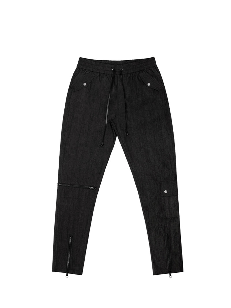 Black-Brown Multi Pocket Pants