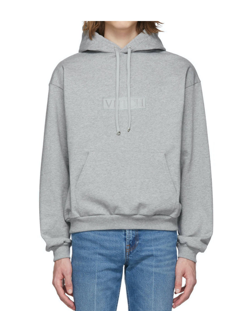 CROPPED OVERSIZE HOODIE GREY